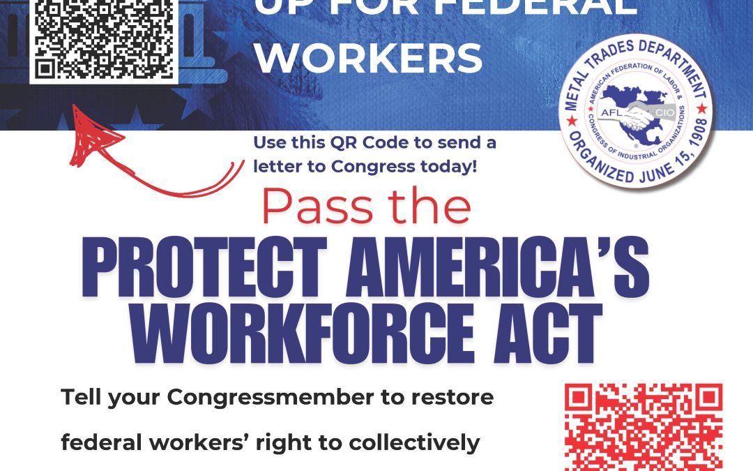 Pass the Protect America’s Workforce Act Flyer
